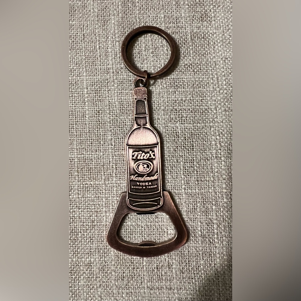 Brand New-Tito’s Key Ring / Bottle Opener
